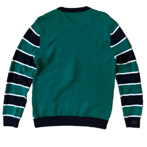 Ugly Christmas Sweater Green and Black Crewneck - Picture 2 of 4